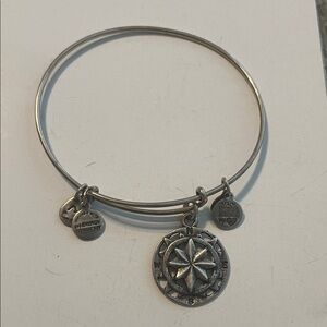 Buy 2 get one free Alex and Ani Silver Directional Charm Bangle